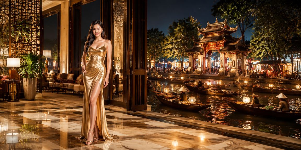 Hội chợ cá cược casino tại Hà Nội với ánh đèn neon sôi động
